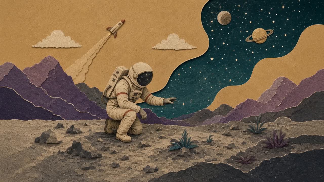 Papercraft build: astronaut
